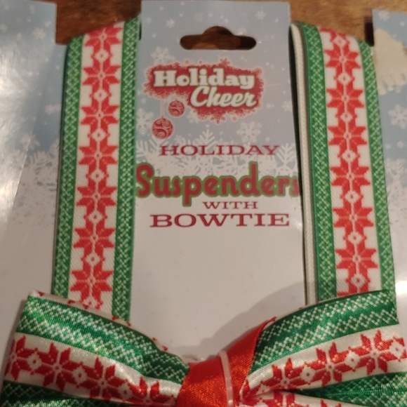 Xmas Suspenders & Bowtie - Picture 3 of 3